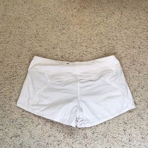 Lululemon white shorts